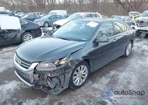 2014 Honda Accord Ex z USA, uszkodzony, nr VIN 1HGCR2F73EA253111